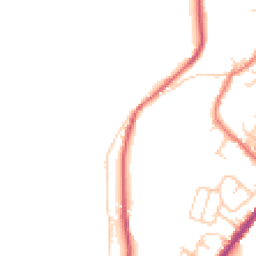 Daytime road noise heatmap for BL8 4NW