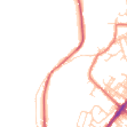 Daytime road noise heatmap for BL8 4PA