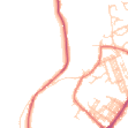 Daytime road noise heatmap for BL8 4PB