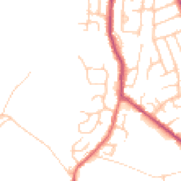 Daytime road noise heatmap for BL8 4QF