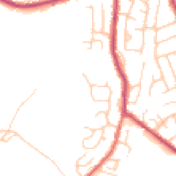 Daytime road noise heatmap for BL8 4QJ