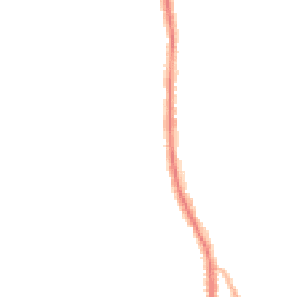 Night-time road noise heatmap for BL9 5DU