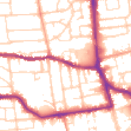 Daytime road noise heatmap for BN11 1AL