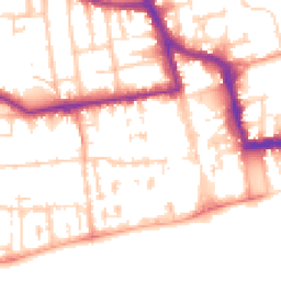 Daytime road noise heatmap for BN11 1AR
