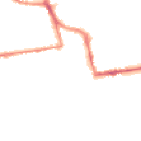 Night-time road noise heatmap for BN11 1BW
