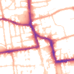 Daytime road noise heatmap for BN11 1DG