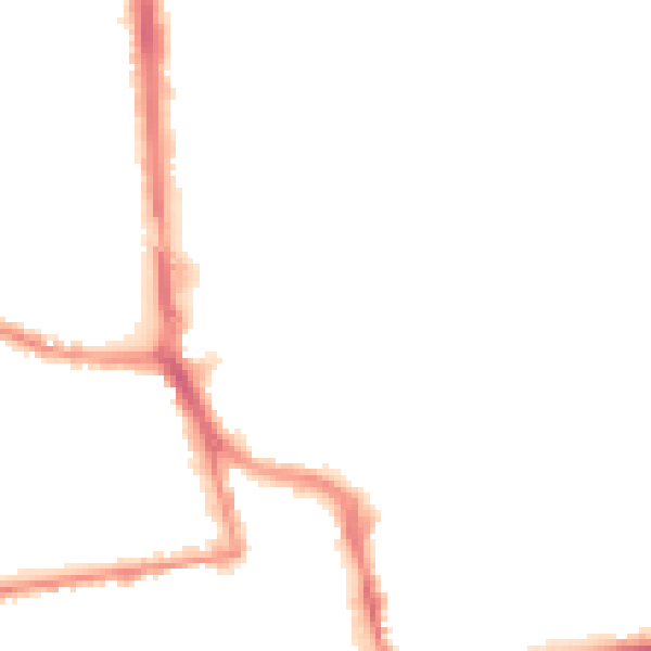 Night-time road noise heatmap for BN11 1DR