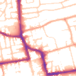 Daytime road noise heatmap for BN11 1DS