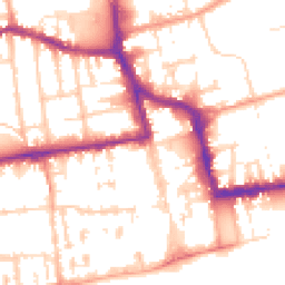 Daytime road noise heatmap for BN11 1DW