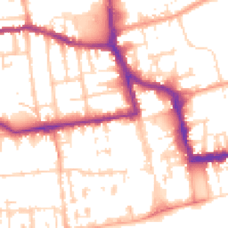 Daytime road noise heatmap for BN11 1FG