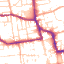 Daytime road noise heatmap for BN11 1HF