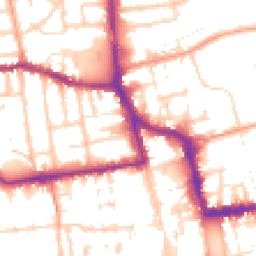 Daytime road noise heatmap for BN11 1HW