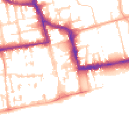 Daytime road noise heatmap for BN11 1LZ