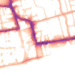 Daytime road noise heatmap for BN11 1PG