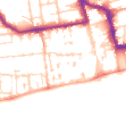 Daytime road noise heatmap for BN11 1TJ