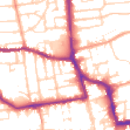 Daytime road noise heatmap for BN11 1UE