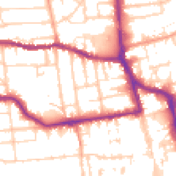 Daytime road noise heatmap for BN11 1XD