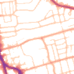 Daytime road noise heatmap for BN11 2AA