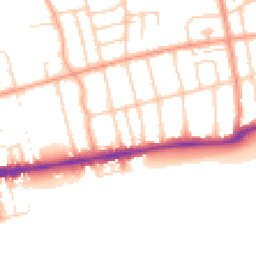 Daytime road noise heatmap for BN11 2BN