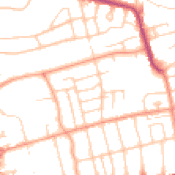 Daytime road noise heatmap for BN11 2JR