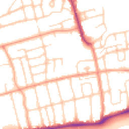 Daytime road noise heatmap for BN11 2LA