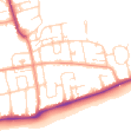 Daytime road noise heatmap for BN11 2NU