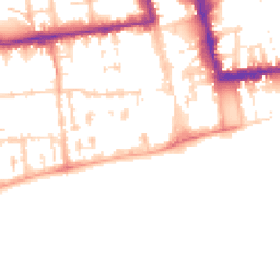 Daytime road noise heatmap for BN11 3BG