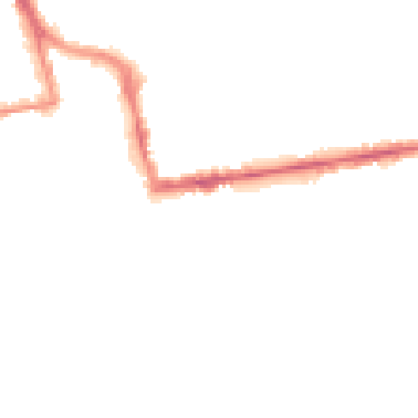 Night-time road noise heatmap for BN11 3EN
