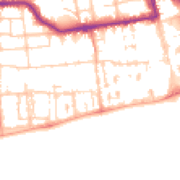 Daytime road noise heatmap for BN11 3HG