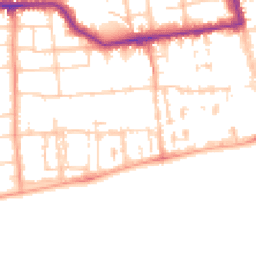 Daytime road noise heatmap for BN11 3HH