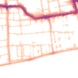 Daytime road noise heatmap for BN11 3HP