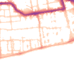 Daytime road noise heatmap for BN11 3HW