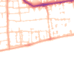 Daytime road noise heatmap for BN11 3LS