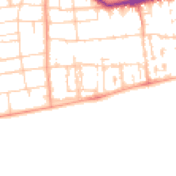 Daytime road noise heatmap for BN11 3NG