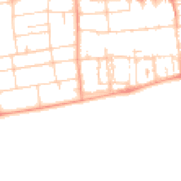 Daytime road noise heatmap for BN11 3NR