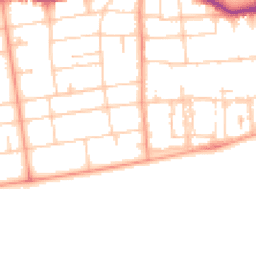 Daytime road noise heatmap for BN11 3NU
