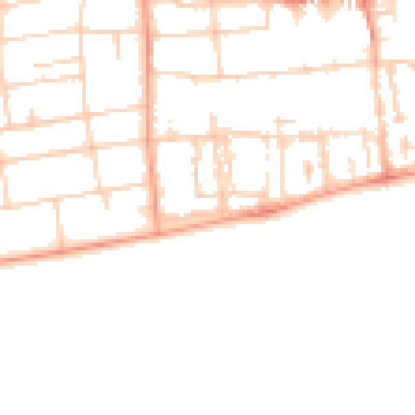 Daytime road noise heatmap for BN11 3NW