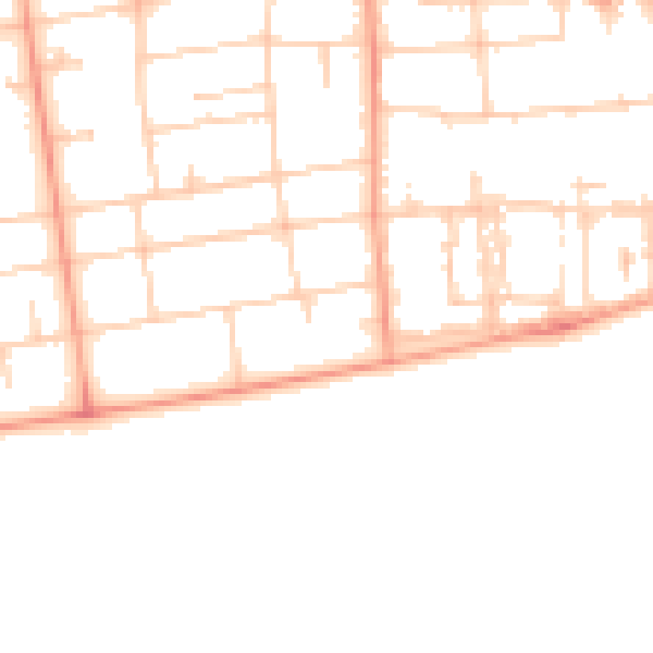 Daytime road noise heatmap for BN11 3NZ