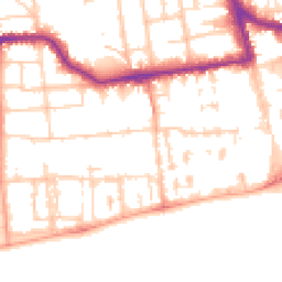 Daytime road noise heatmap for BN11 4DQ