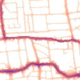 Daytime road noise heatmap for BN11 4HE