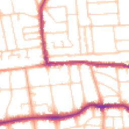 Daytime road noise heatmap for BN11 4HN