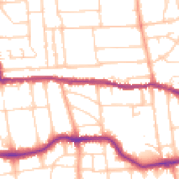 Daytime road noise heatmap for BN11 4HU