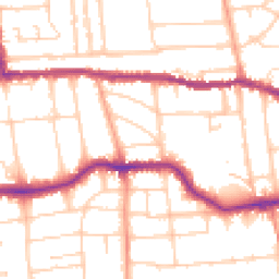 Daytime road noise heatmap for BN11 4PB