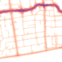 Daytime road noise heatmap for BN11 4SX