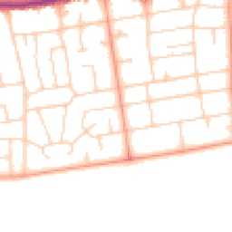 Daytime road noise heatmap for BN11 5AP