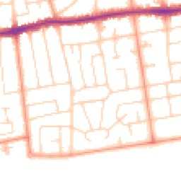 Daytime road noise heatmap for BN11 5PA