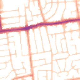 Daytime road noise heatmap for BN11 5QH
