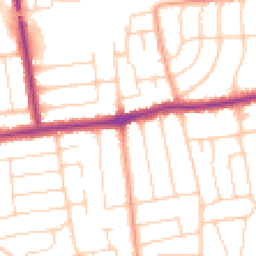 Daytime road noise heatmap for BN11 5RP
