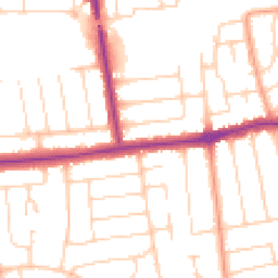 Daytime road noise heatmap for BN12 4AA