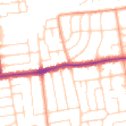 Daytime road noise heatmap for BN12 4AJ
